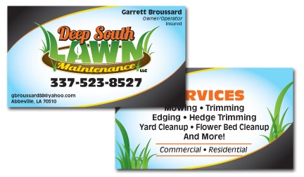 Deep_South_Lawn_Maintenance_Business_Cards