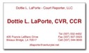 DottieLaPorteBusinessCards