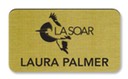 LASOAR Brass Engraved Nametag