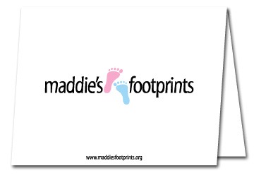 Maddies Footprints - Notecards