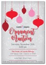 Maddies Footprints - Ornament Auction Invitations