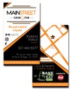 Main Street Grub and Pub Business Cards