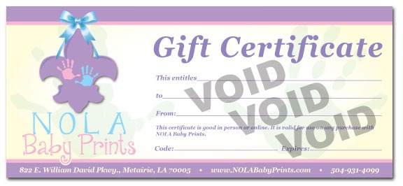 NOLABabyPrintsGiftCertificate
