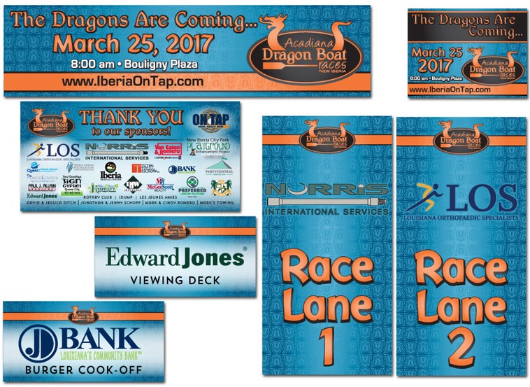 ON TAP Dragon Boat Races 2017 Banners Signs