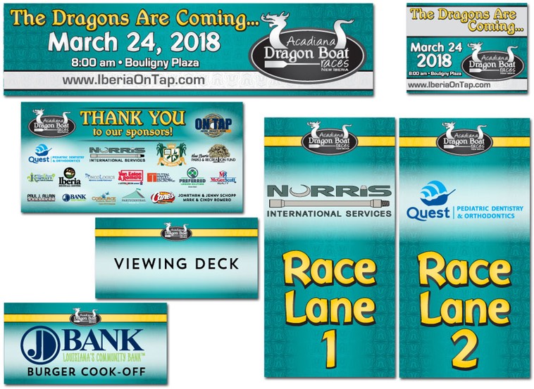 ON TAP Dragon Boat Races 2018 Banners Signs