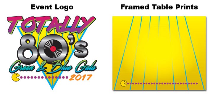 St Peter Gala Logo Framed Table Graphic 2017